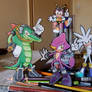 Chaotix + Silver paperchildren