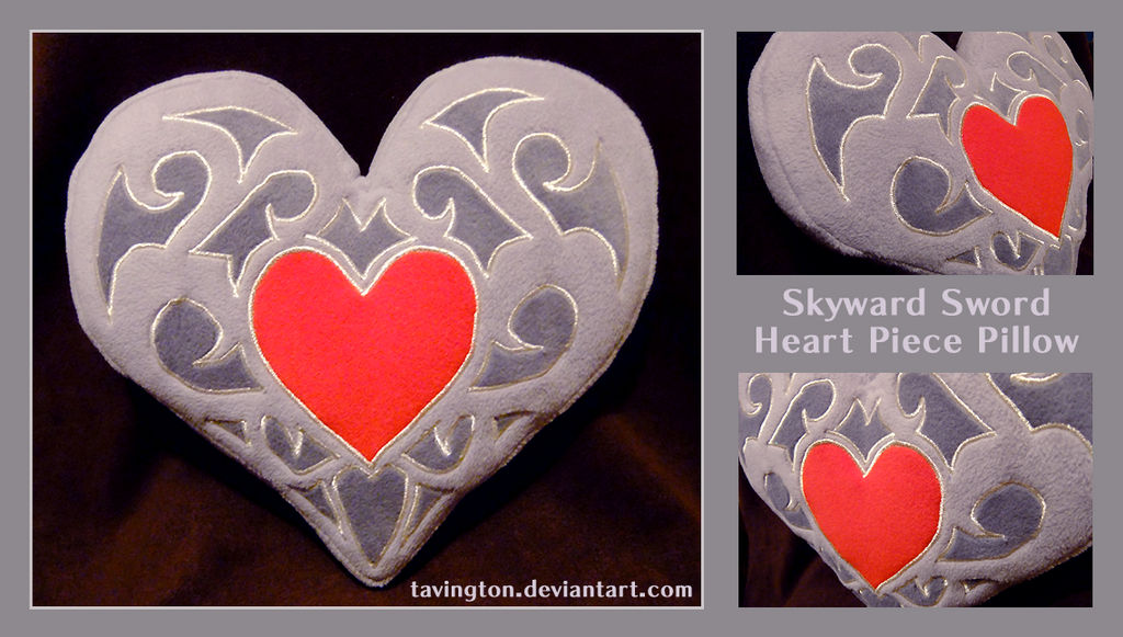 Skyward Sword Heart Piece pillow