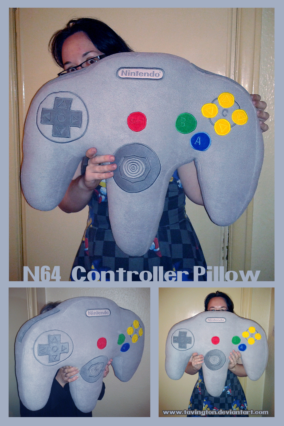 N64 Controller Pillow