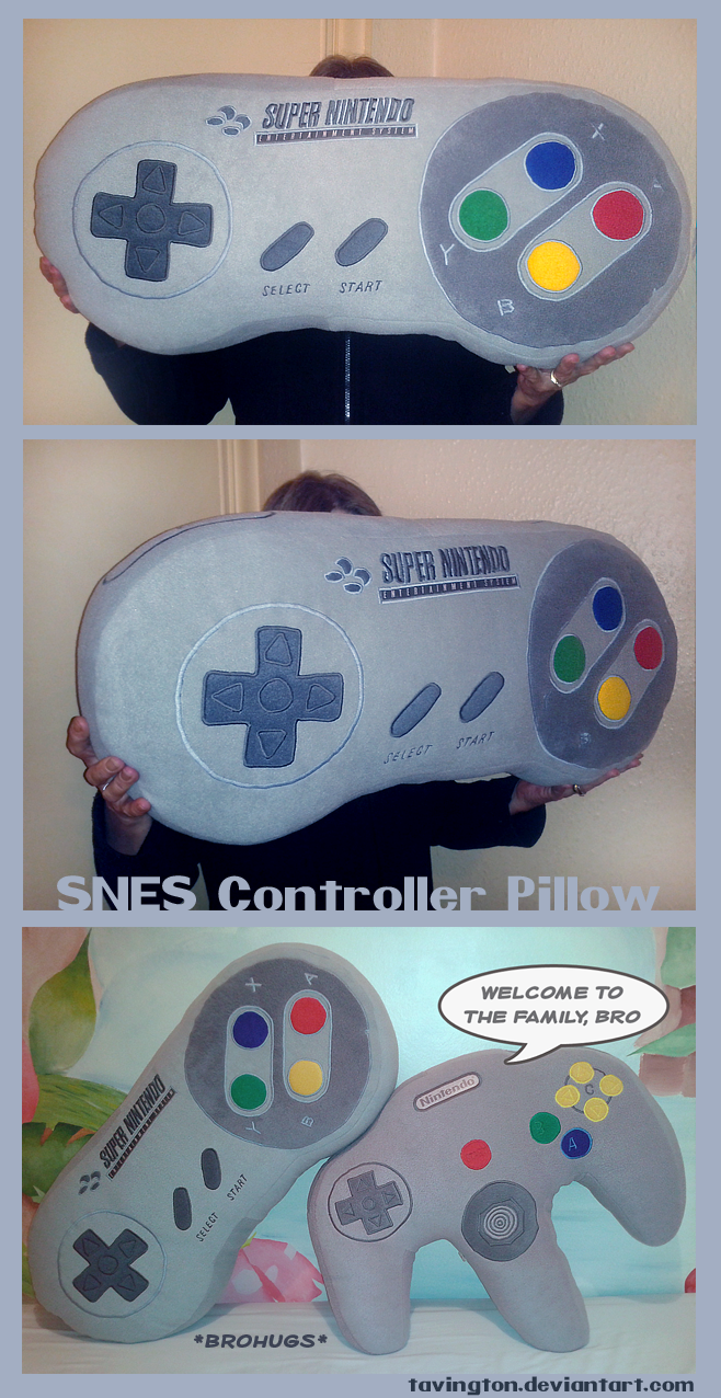 SNES Controller Pillow