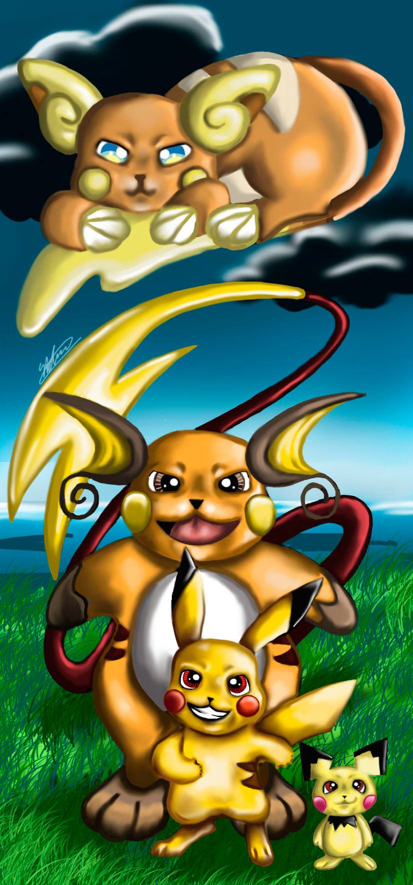Pikachu Mutations All pikachu evolutions by Greeneyes666333 on DeviantArt