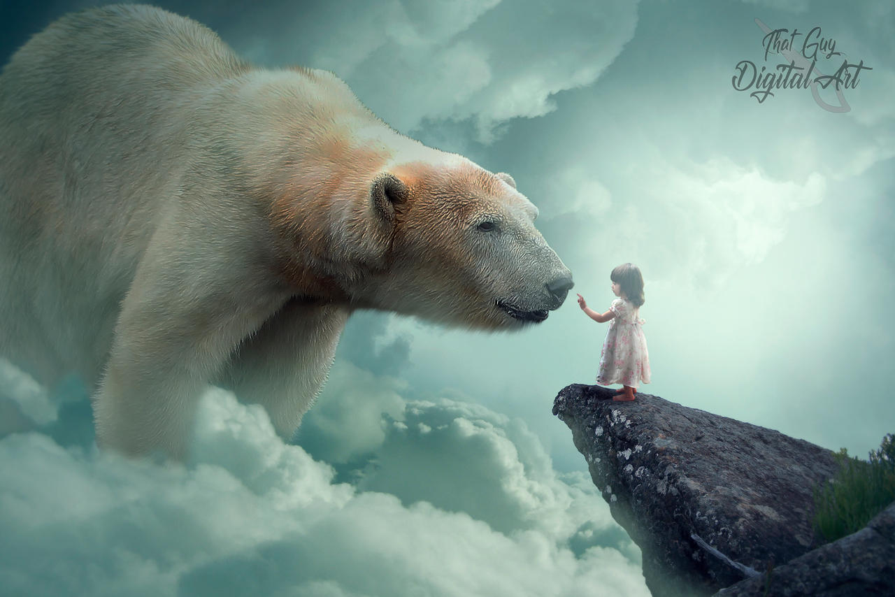 Giant Polar Bear by ThatGuyDigitalArt