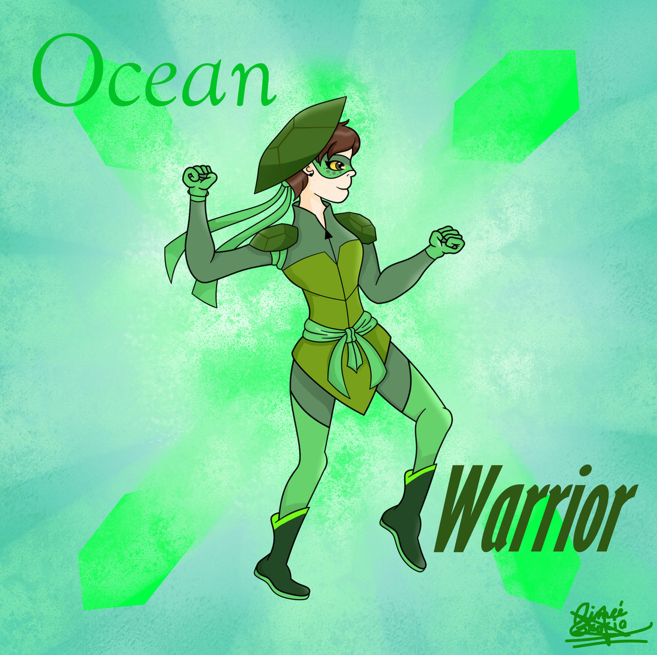 Ocean Ranger Team Deviantart Ocean Warrior by FelixAimeeGarcia on DeviantArt