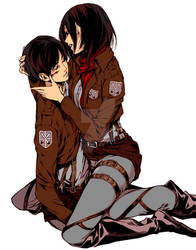 Eren X Mikasa In Colors