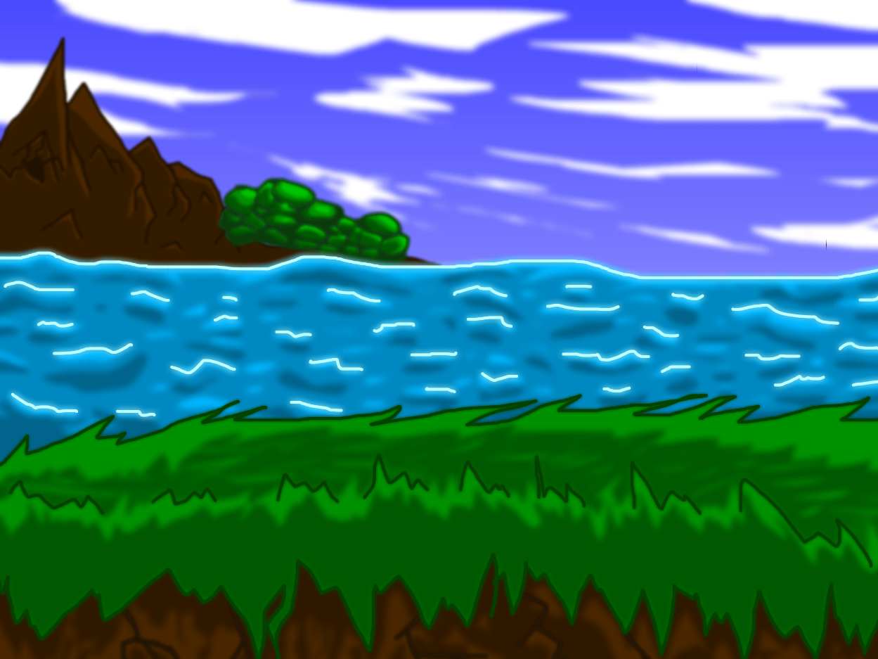 Green Hill Background by FrostTheHobidon on DeviantArt