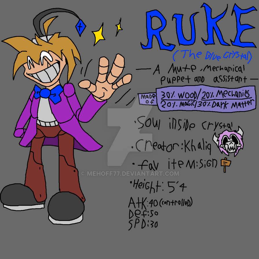 Rycky Ruke Ruke character page by mehoff77 on DeviantArt
