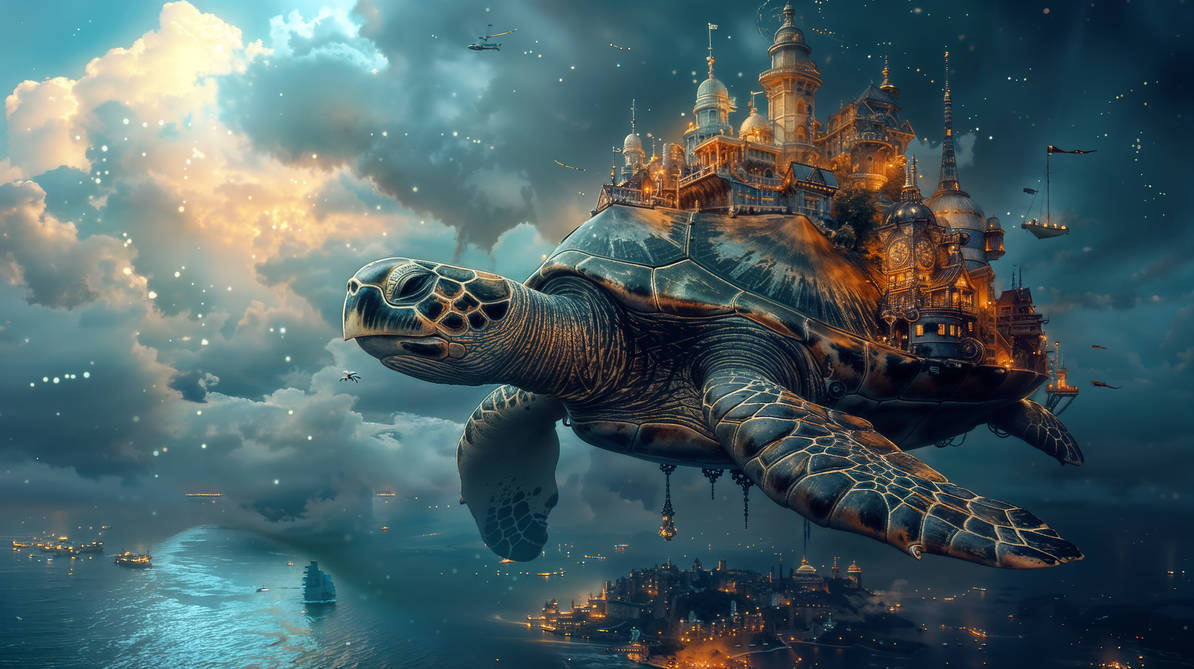 Flying Turtle by valvik on DeviantArt