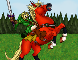 Link and Epona Fanart