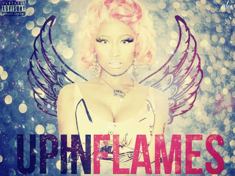 CD Cover - Nicki Minaj - Up In Flames