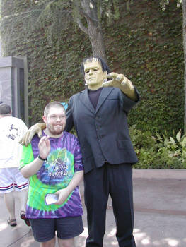 me with Frankenstien Monster