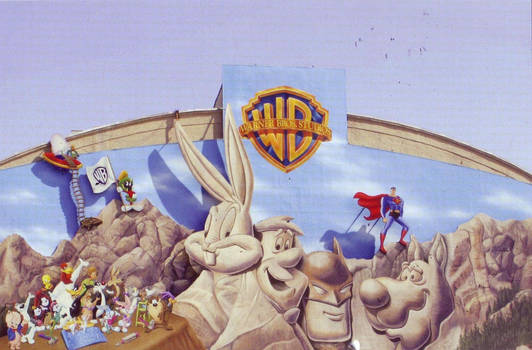 my warner bros postcard