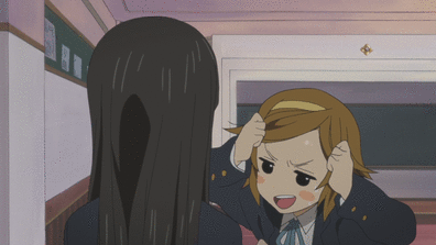 Mio Slaps Ritsu K-ON! Mio smacks Ritsu - Gif Animation by KyoFlameAshHylden on DeviantArt