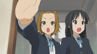 K-ON! Mio smacks Ritsu again - Gif Animation by KyoFlameAshHylden on ...