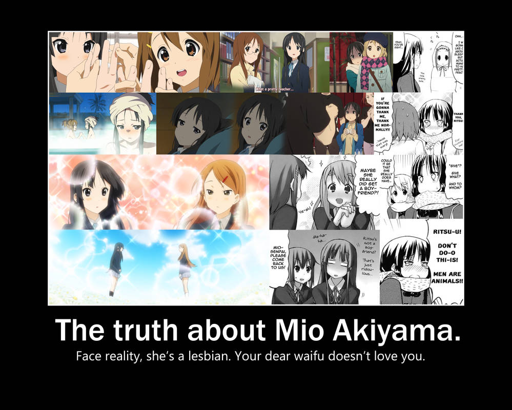 Mio Akiyama is a lesbian (FACT!) by KyoFlameAshHylden on DeviantArt