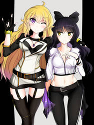 Yang and Blake dating - Bumbleby by KyoFlameAshHylden
