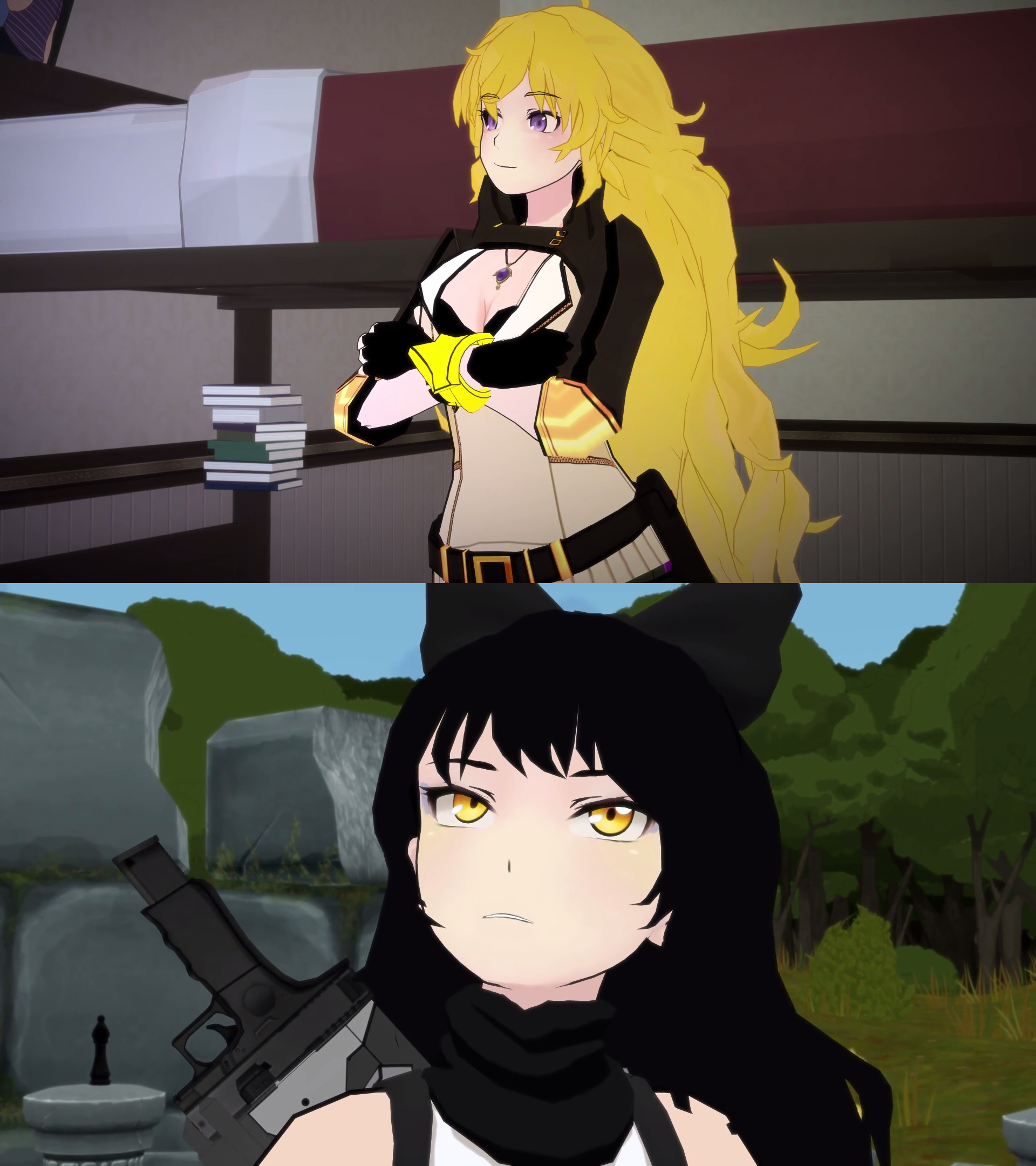 Blake won't stop daydreaming about Yang.