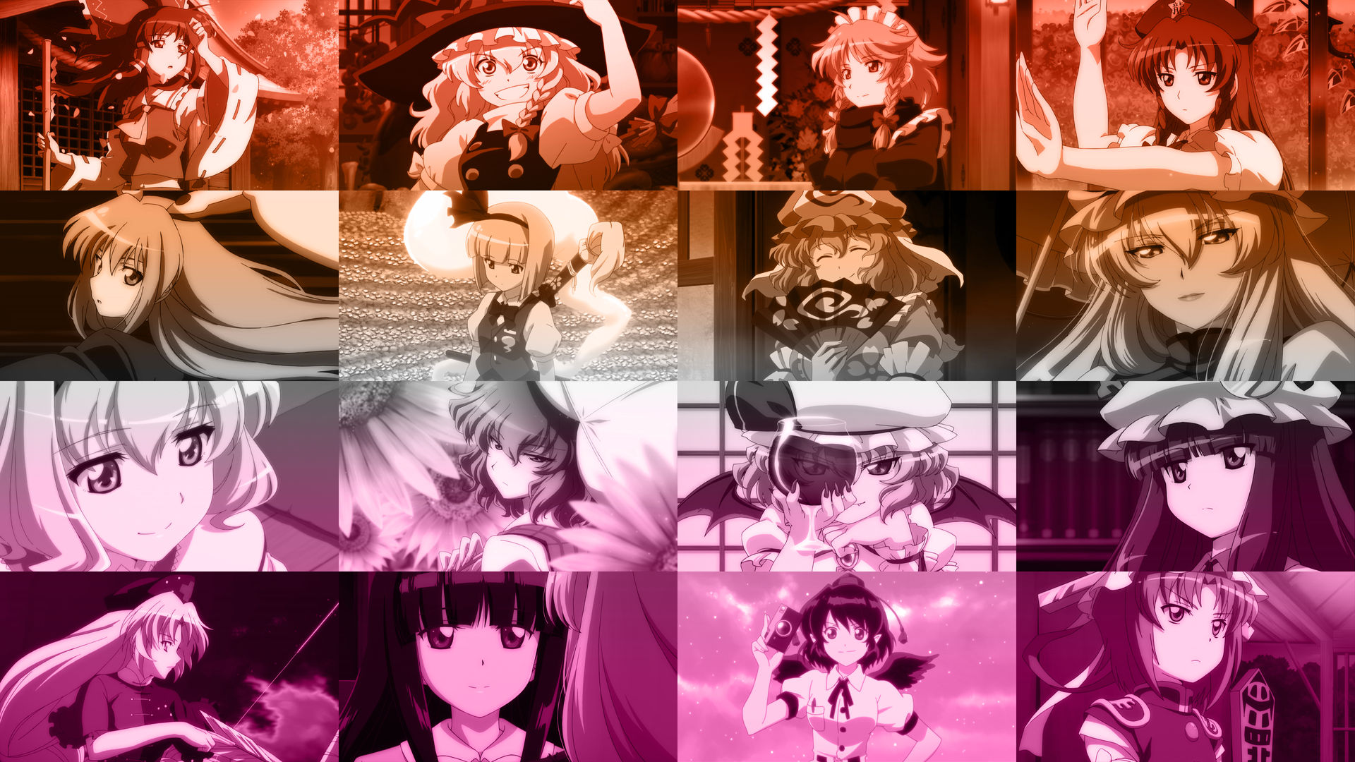 Whoops all lesbians - Touhou