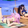 Ultradimension NepNowa on the beach 01