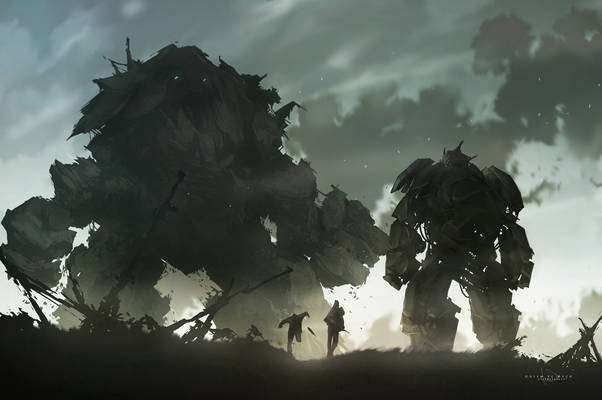 Golem vs Mech