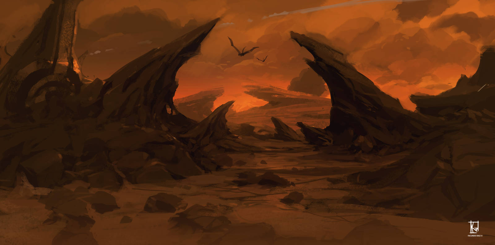 Diablo 3 rocks by FacundoDiaz