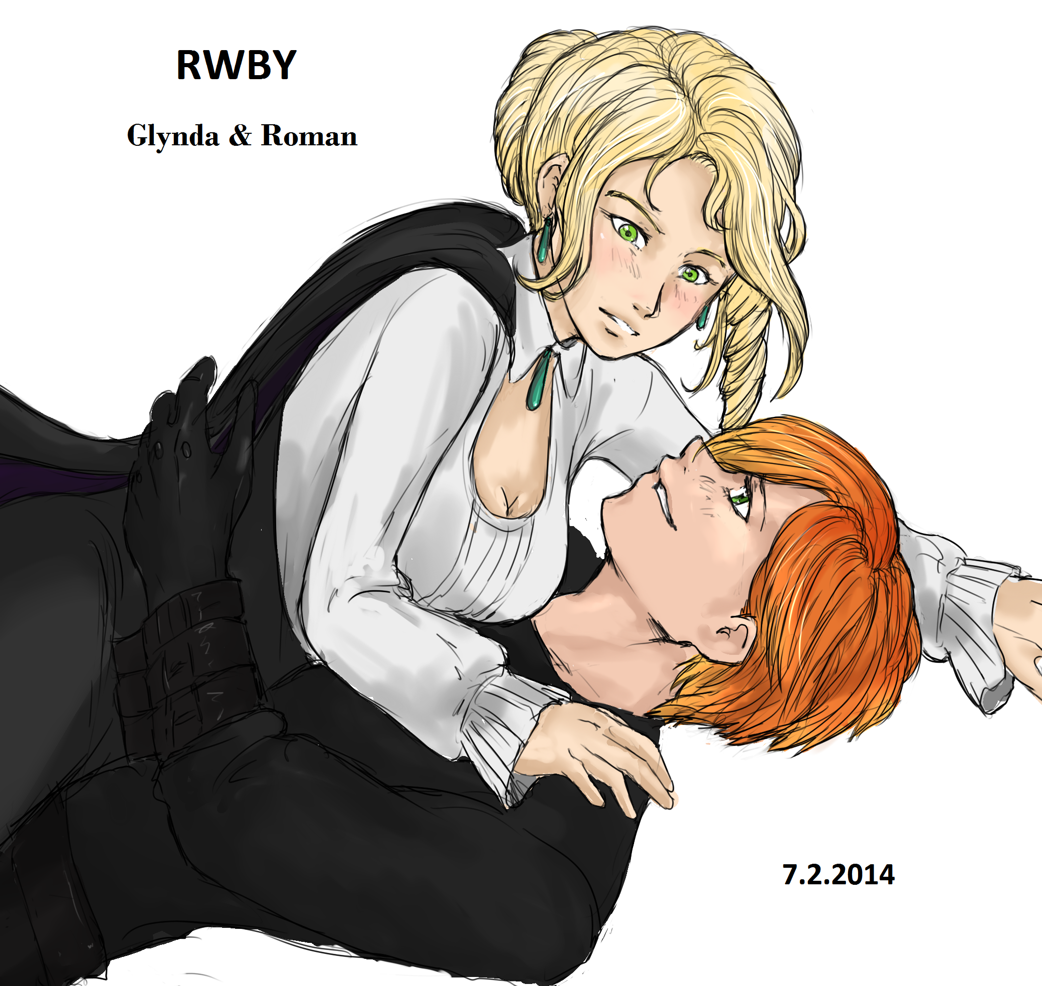 RWBY Glynda and Roman