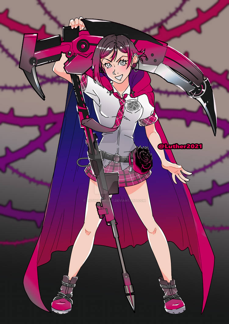 Ruby Rose RWBY AU by LutherOMight on DeviantArt