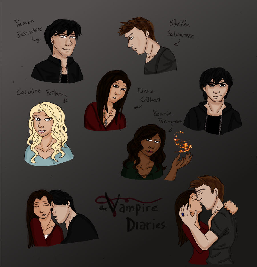 Vampire Diaries Sketches By ALS123 On DeviantArt vampire-diaries-sketches-by-als123-on-deviantart
