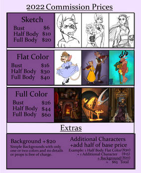 **UPDATED** Commission Price Sheet (OPEN!)