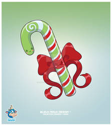 Kawaii Green X-Mas Candy Cane