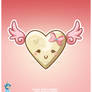 Kawaii White Chocolate Heart