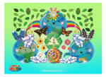 Happy Kawaii Earth Day 2009 by KawaiiUniverseStudio