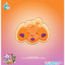 Kawaii Pumpkin Sugar Cookie