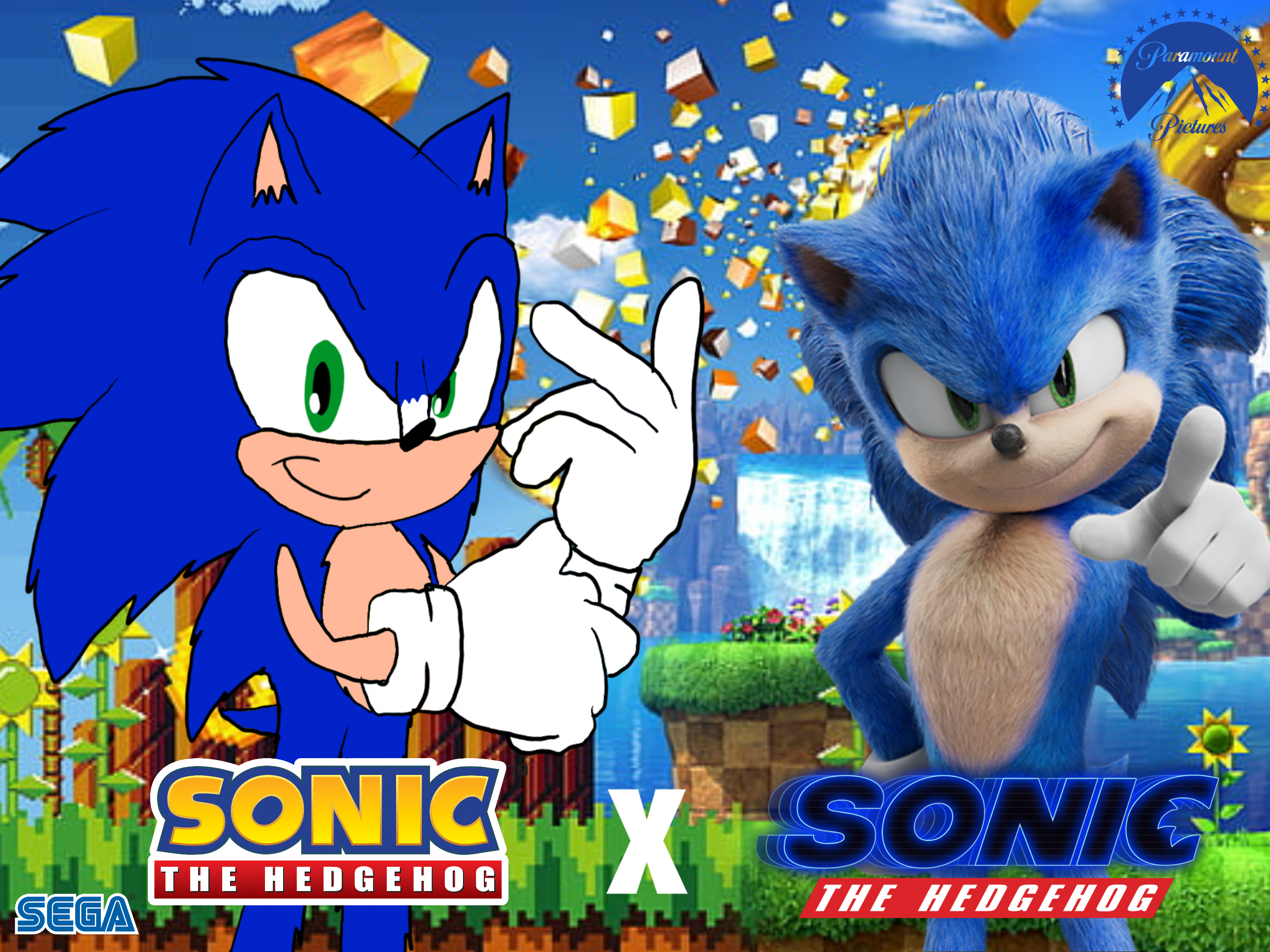 Sonic the Hedgehog (Movie) (5) - PNG by Captain-Kingsman16 on DeviantArt