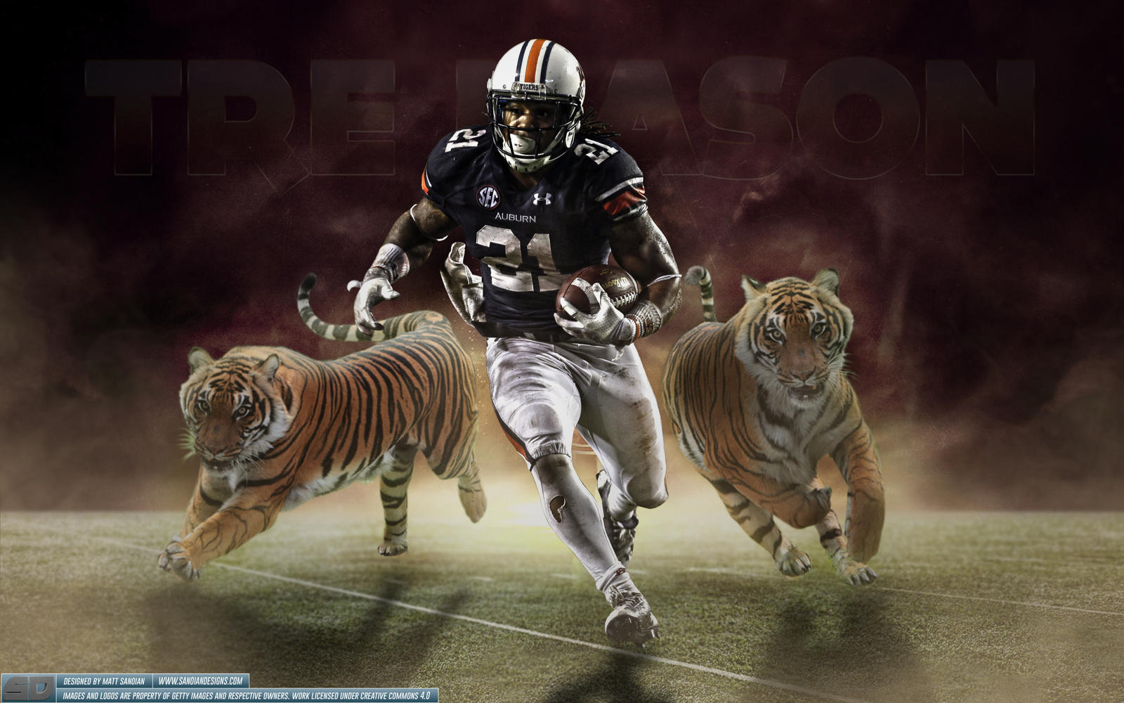 Tre Mason Auburn Tigers Wallpaper by Sanoinoi on DeviantArt