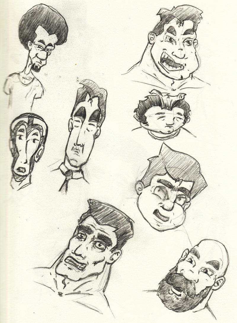Head Sketches 01