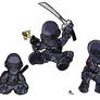 Chibi Snake Eyes Color