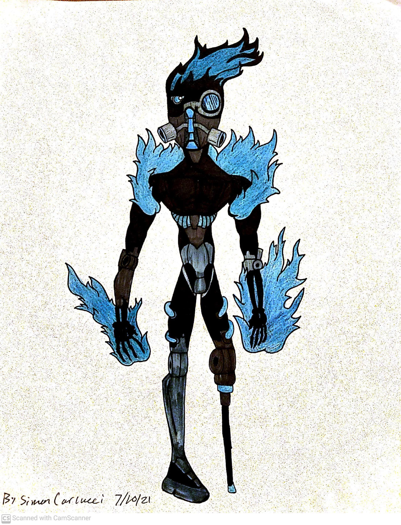 Toxic Blue power ranger villain by simon17carlucci on DeviantArt