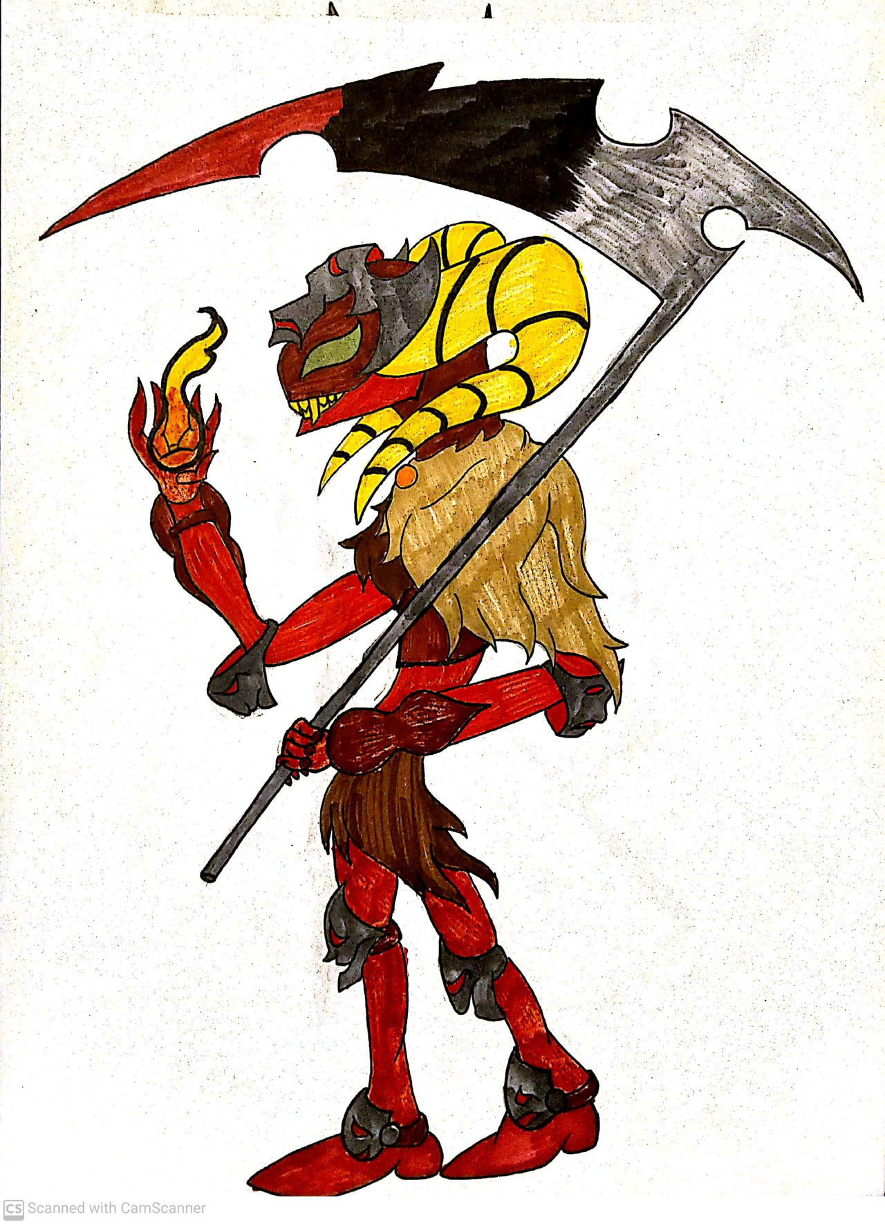 Devil Power Ranger Power ranger villain, Commander Crimson devil by simon17carlucci on ...