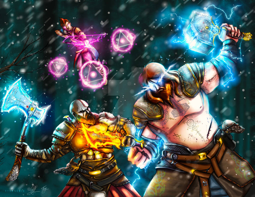 New God Of War Ragnarök art image from Game Informer : r/GodofWar