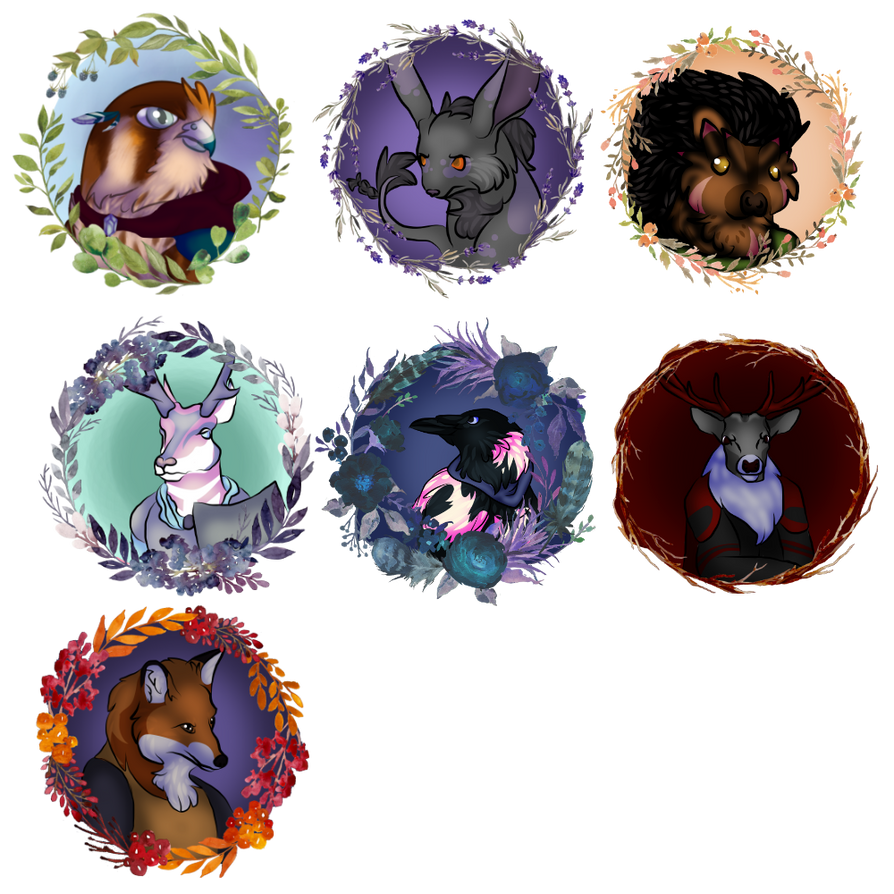 DND Humblewood Tokens (The Party) by Cyberdragon725 on DeviantArt