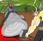 Pecos Bill vs Thor