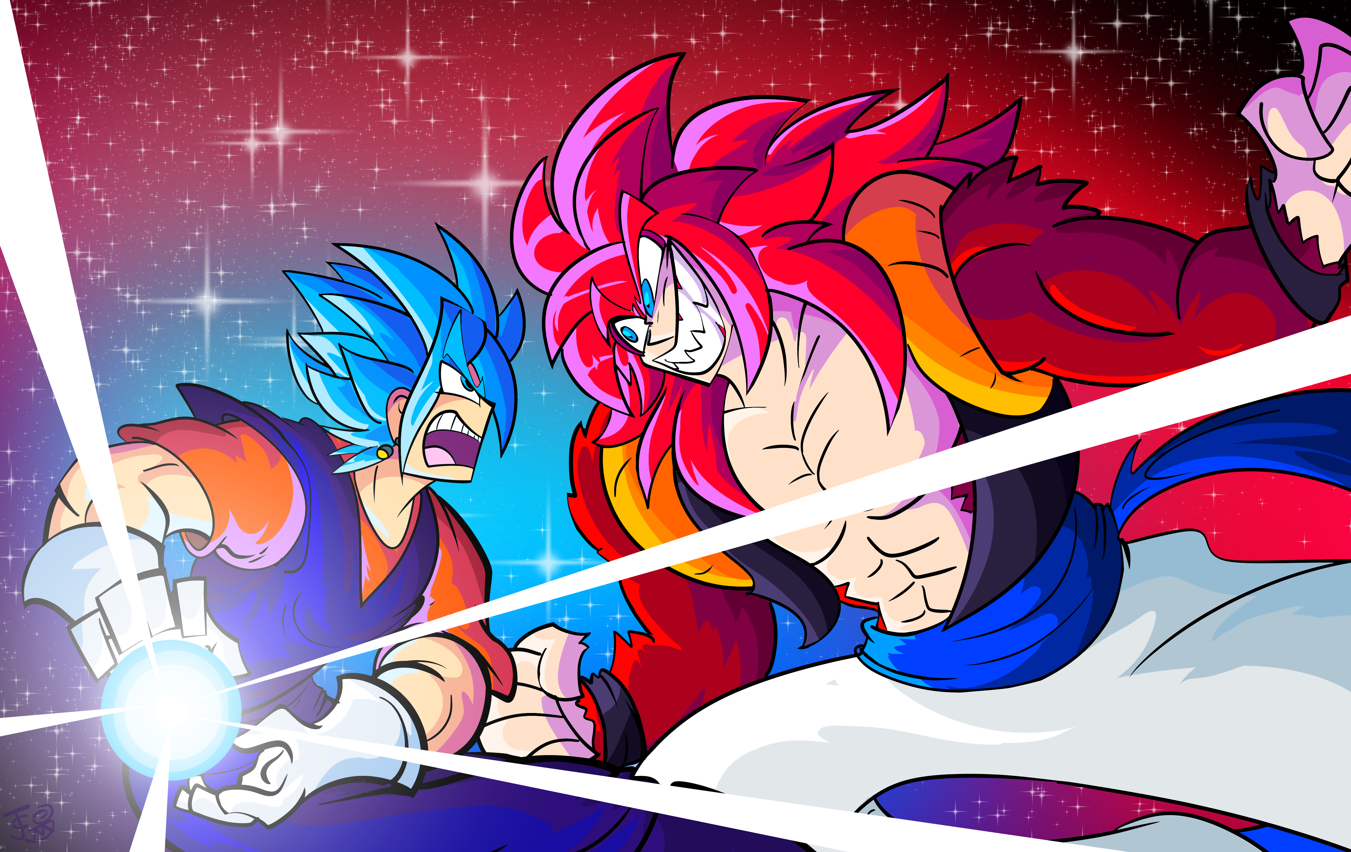 Gogeta vs Vegito Multiverse by LEGEND357 on DeviantArt