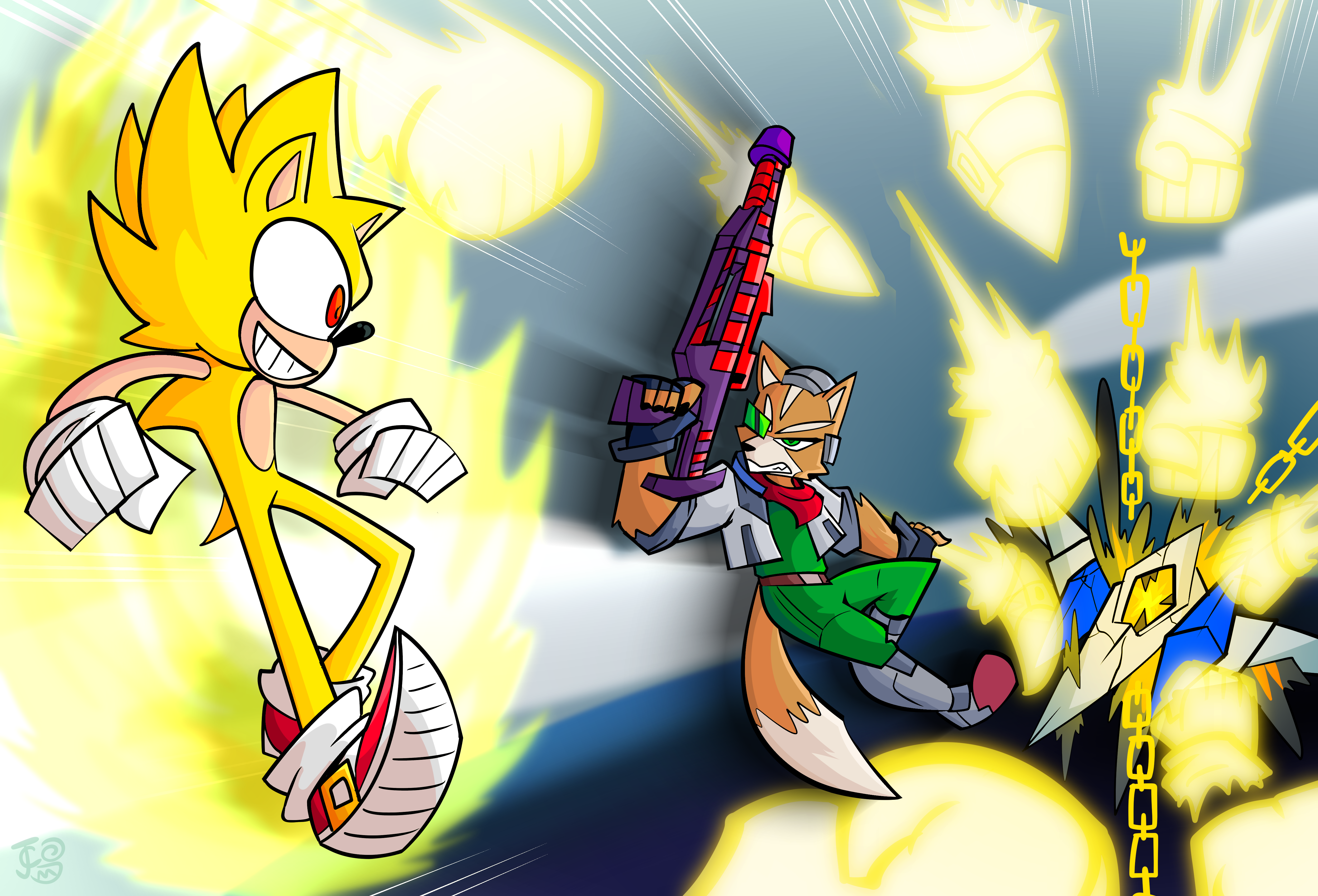 Super sonic charging up gif by foxeygamer87sonic on DeviantArt