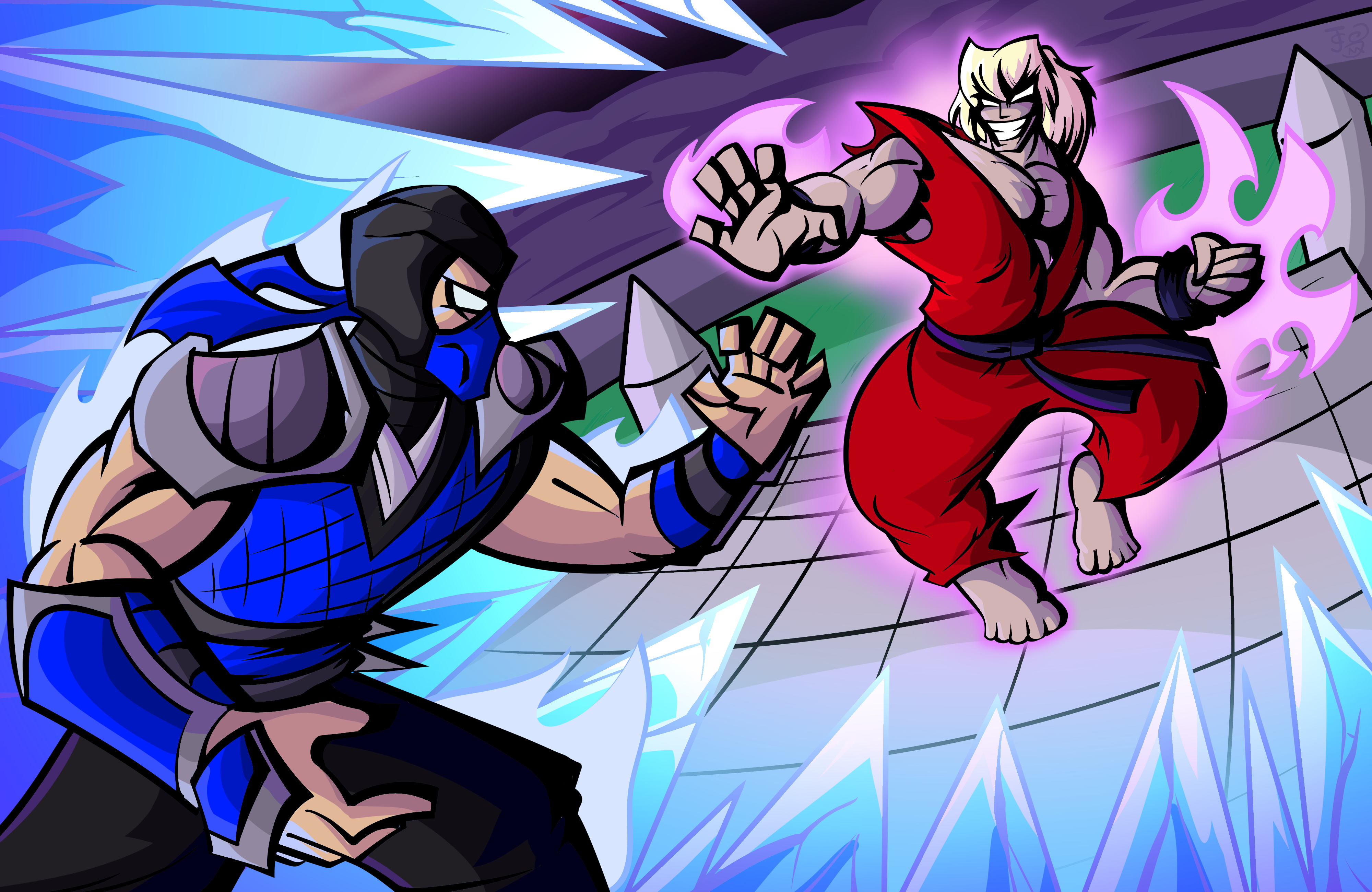 Street fighter VS Mortal Kombat by GENZOMAN on DeviantArt