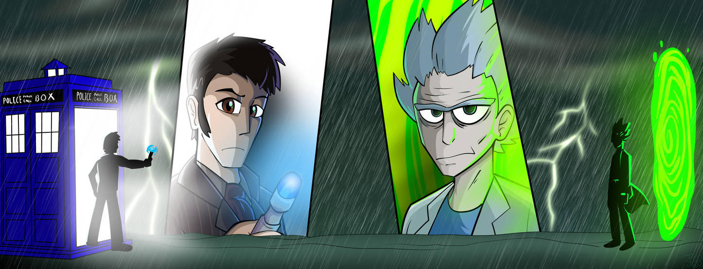 DEATH BATTLE: The Doctor vs Rick Sanchez by Carbonated-Jem on DeviantArt