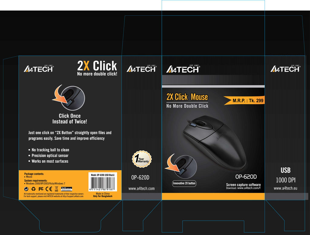 A4Tech Mouse Packaging Design by Jabedoppsdesign on DeviantArt