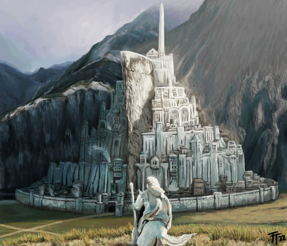 Minas Tirith/ Gondor by snitch99 on DeviantArt