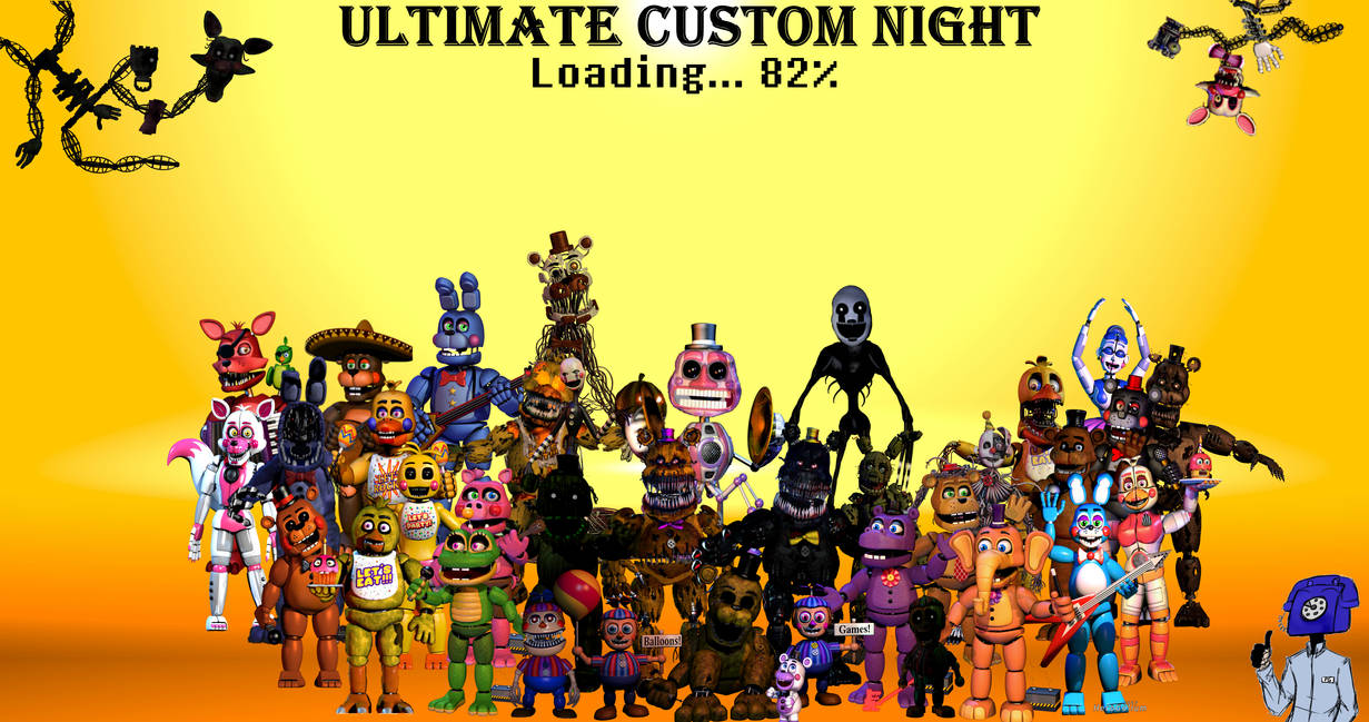 Ultimate Custom Night at 82% by The-GameBandit on DeviantArt