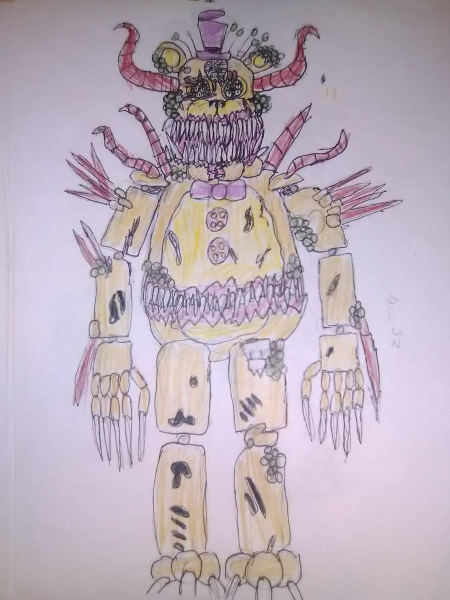 Twisted Fredbear By The GameBandit On DeviantArt