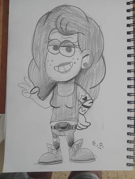 My sketch of Nancy